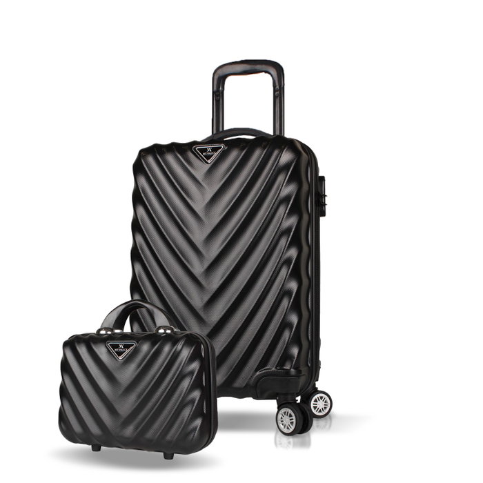 Zoozie Bags Juego de Maletas de 2 Piezas Negro Zoozie Bags Juego de Maletas de 2 Piezas Negro